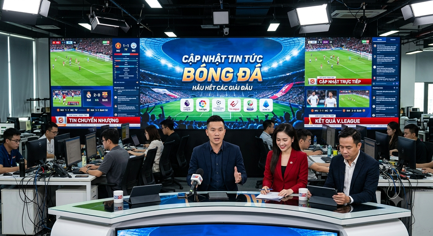 Cập nhật tin tức bóng đá hầu hết các giải đấu