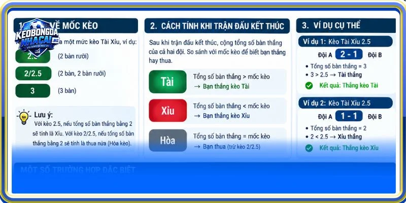 Có nhiều biến thể thú vị của kèo Tài Xỉu trong cá cược