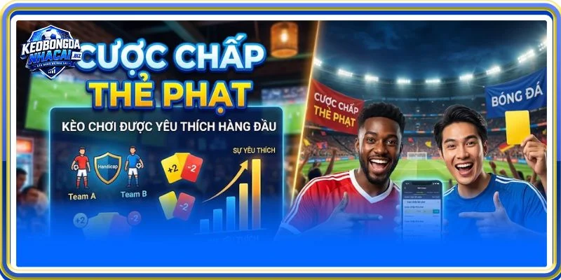Cược chấp thẻ phạt là kèo chơi được yêu thích hàng đầu