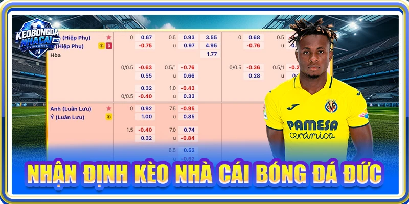 Nhận định kèo nhà cái bóng đá Đức