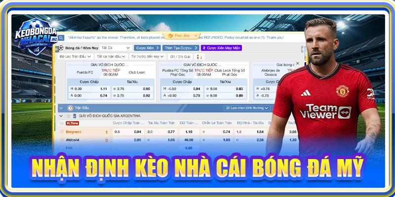 Nhận định kèo nhà cái bóng đá Mỹ