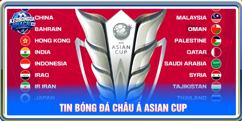 Nội dung cập nhật các tin tức bóng đá châu Á