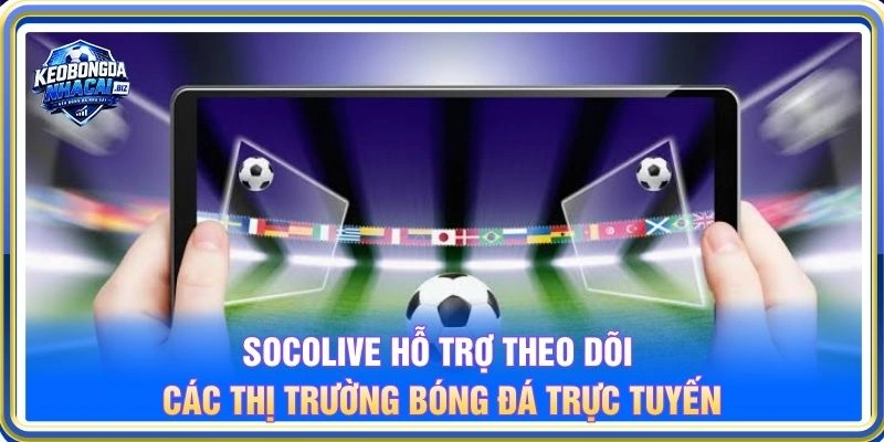 Socolive hỗ trợ theo dõi các thị trường bóng đá trực tuyến