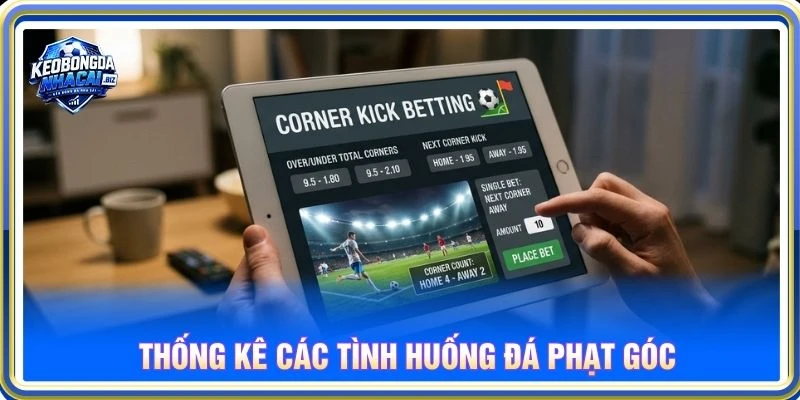 Thống kê các tình huống đá phạt góc